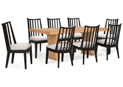 Galliden Dining Table and 8 Chairs,Signature Design By Ashley