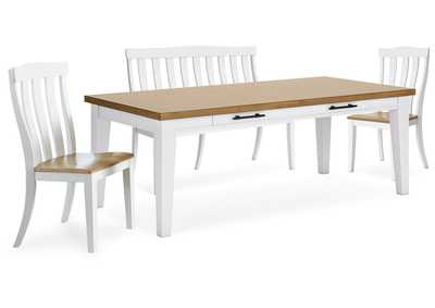 Ashbryn Dining Table and 2 Chairs and Bench,Signature Design By Ashley