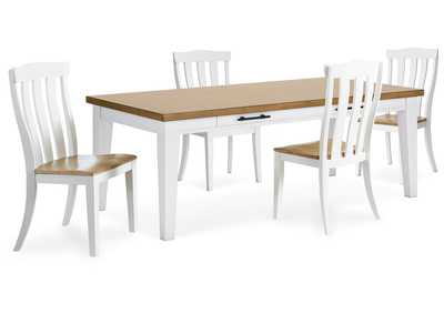 Ashbryn Dining Table and 4 Chairs,Signature Design By Ashley
