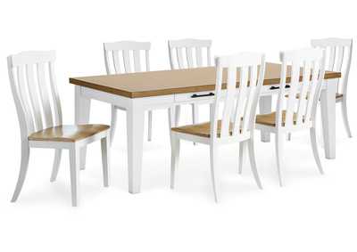 Ashbryn Dining Table and 6 Chairs,Signature Design By Ashley