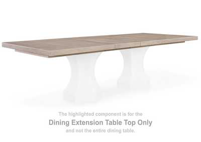 Jorlaina Dining Extension Table,Millennium