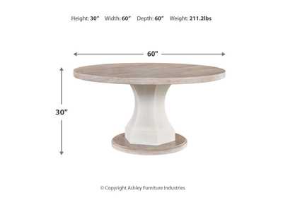 Jorlaina Dining Table,Millennium