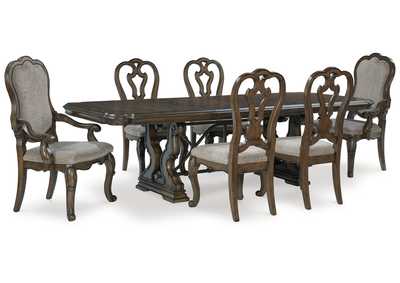 Maylee Dining Table and 6 Chairs,Signature Design By Ashley