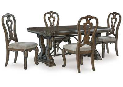 Maylee Dining Table and 4 Chairs,Signature Design By Ashley