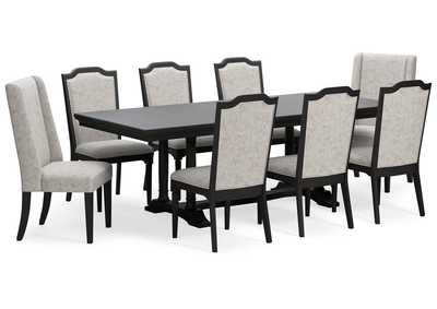 Welltern Dining Table and 8 Chairs