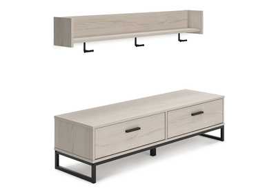 Image for Socalle Bench with Coat Rack
