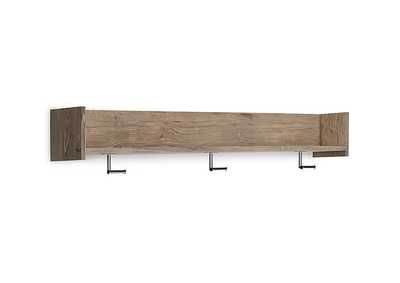 Image for Oliah Wall Mounted Coat Rack with Shelf