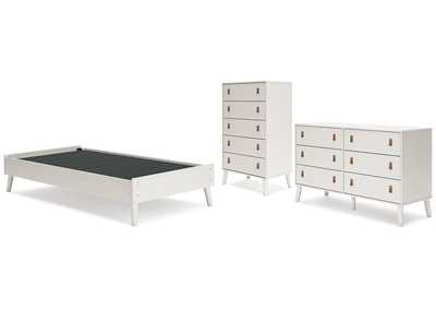 Aprilyn Twin Platform Bed with Dresser and Chest