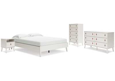 Image for Aprilyn Queen Platform Bed with Dresser, Chest and Nightstand
