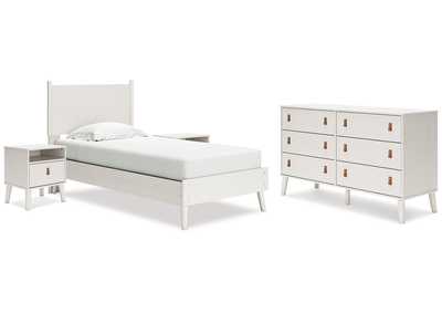 Image for Aprilyn Twin Panel Bed with Dresser and 2 Nightstands