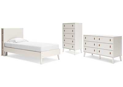 Image for Aprilyn Twin Bookcase Bed with Dresser and Chest