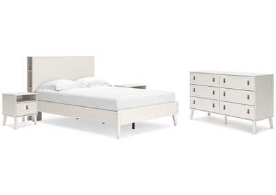 Aprilyn Full Bookcase Bed with Dresser and 2 Nightstands