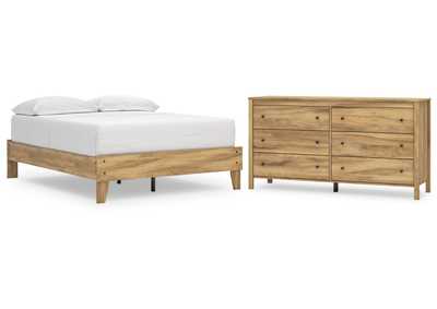 Bermacy Full Platform Bed with Dresser,Signature Design By Ashley