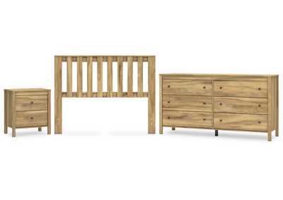 Bermacy Full Panel Headboard with Dresser and Nightstand,Signature Design By Ashley