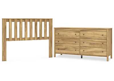 Bermacy Full Panel Headboard with Dresser,Signature Design By Ashley