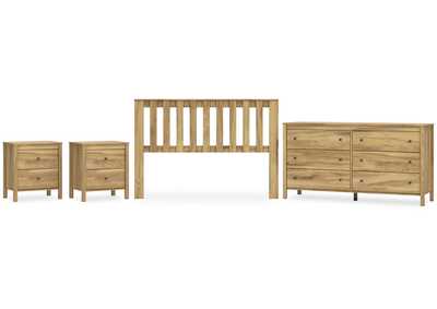 Bermacy Queen Panel Headboard with Dresser and 2 Nightstands,Signature Design By Ashley