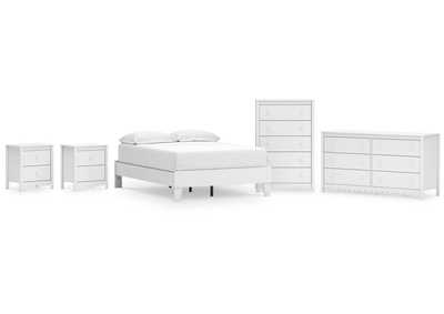 Hallityn Full Platform Bed with Dresser, Chest and 2 Nightstands,Signature Design By Ashley