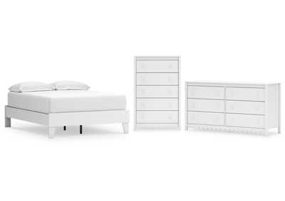 Hallityn Full Platform Bed with Dresser and Chest,Signature Design By Ashley