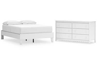 Hallityn Full Platform Bed with Dresser,Signature Design By Ashley