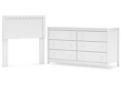 Hallityn Twin Panel Headboard with Dresser,Signature Design By Ashley