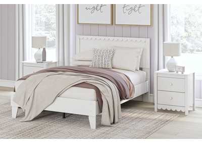 Hallityn Full Panel Platform Bed with Dresser and 2 Nightstands,Signature Design By Ashley