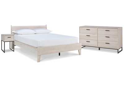 Image for Socalle Queen Panel Platform Bed with Dresser and Nightstand