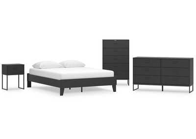 Socalle Queen Platform Bed with Dresser, Chest and Nightstand,Signature Design By Ashley