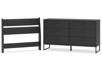 Socalle Twin Panel Headboard with Dresser,Signature Design By Ashley