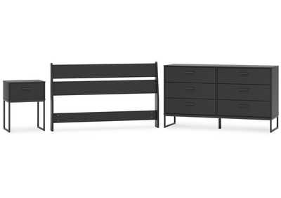 Socalle Full Panel Headboard with Dresser and Nightstand,Signature Design By Ashley