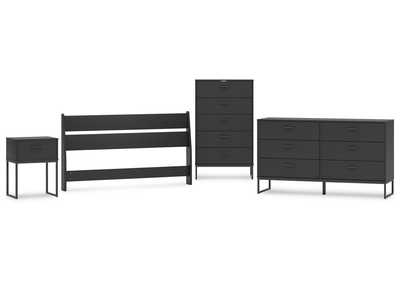 Socalle Queen Panel Headboard with Dresser, Chest and Nightstand,Signature Design By Ashley