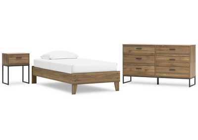 Deanlow Twin Platform Bed with Dresser and Nightstand,Signature Design By Ashley