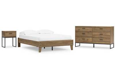 Deanlow Full Platform Bed with Dresser and Nightstand,Signature Design By Ashley