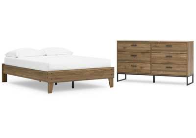 Deanlow Full Platform Bed with Dresser,Signature Design By Ashley