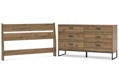 Deanlow Full Panel Headboard with Dresser,Signature Design By Ashley