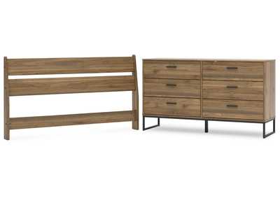 Deanlow Queen Panel Headboard with Dresser,Signature Design By Ashley