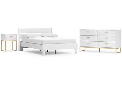 Socalle Full Panel Platform Bed with Dresser and Nightstand,Signature Design By Ashley