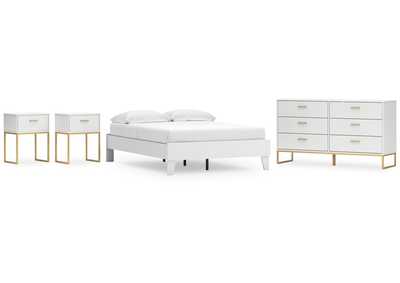 Socalle Full Platform Bed with Dresser and 2 Nightstands,Signature Design By Ashley