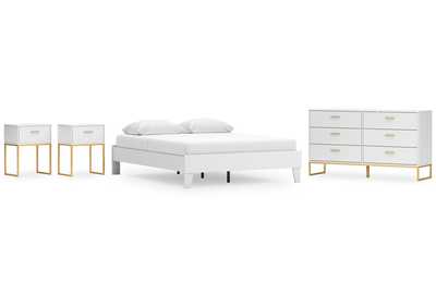 Socalle Queen Platform Bed with Dresser and 2 Nightstands,Signature Design By Ashley