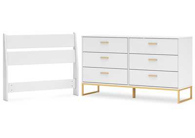 Socalle Twin Panel Headboard with Dresser,Signature Design By Ashley