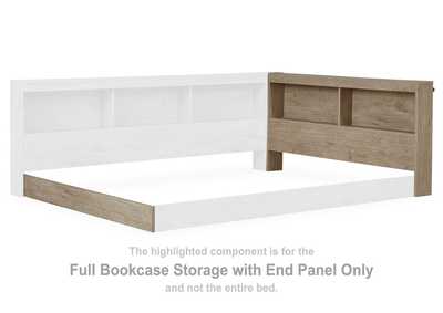Oliah Full Bookcase Storage with End Panel