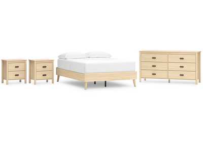 Cabinella Full Platform Bed with Dresser and 2 Nightstands,Signature Design By Ashley