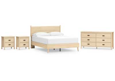 Cabinella Queen Platform Panel Bed with Dresser and 2 Nightstands,Signature Design By Ashley