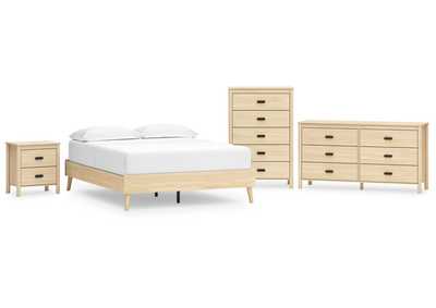 Cabinella Queen Platform Bed with Dresser, Chest and Nightstand,Signature Design By Ashley