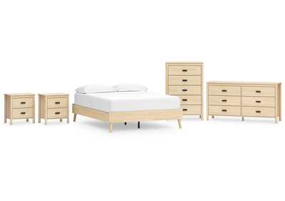 Cabinella Queen Platform Bed with Dresser, Chest and 2 Nightstands,Signature Design By Ashley