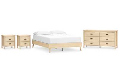 Cabinella Queen Platform Bed with Dresser and 2 Nightstands,Signature Design By Ashley