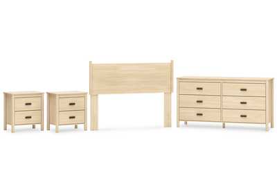 Cabinella Full Panel Headboard with Dresser and 2 Nightstands,Signature Design By Ashley