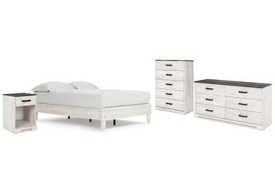 Shawburn Full Platform Bed with Dresser, Chest and Nightstand,Signature Design By Ashley