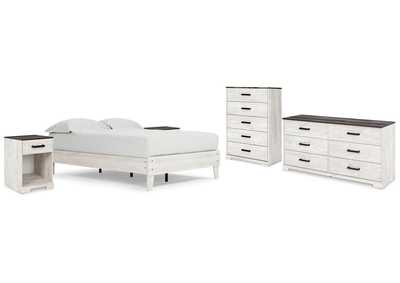 Shawburn Full Platform Bed with Dresser, Chest and 2 Nightstands,Signature Design By Ashley