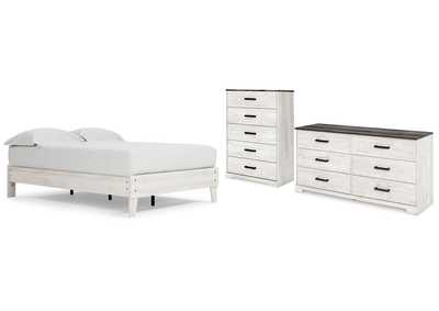 Shawburn Full Platform Bed with Dresser and Chest,Signature Design By Ashley