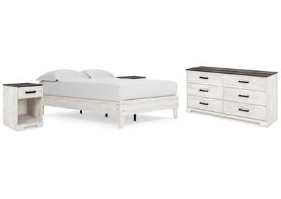 Shawburn Full Platform Bed with Dresser and 2 Nightstands,Signature Design By Ashley